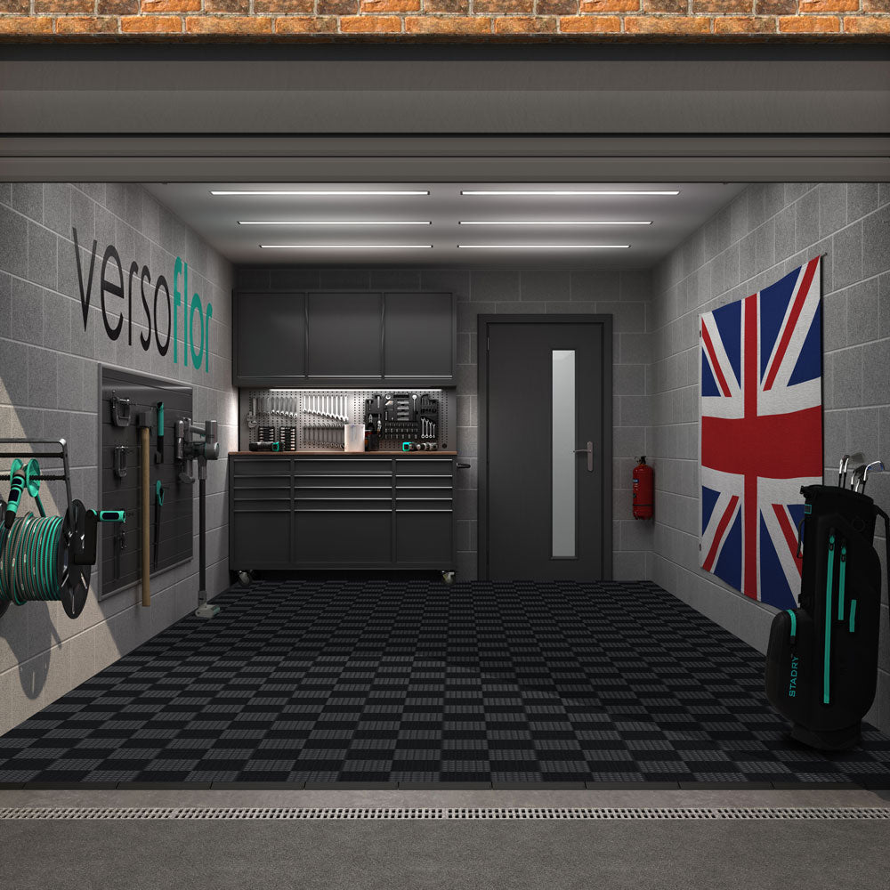 Base Colour Single Garage Floor Kit