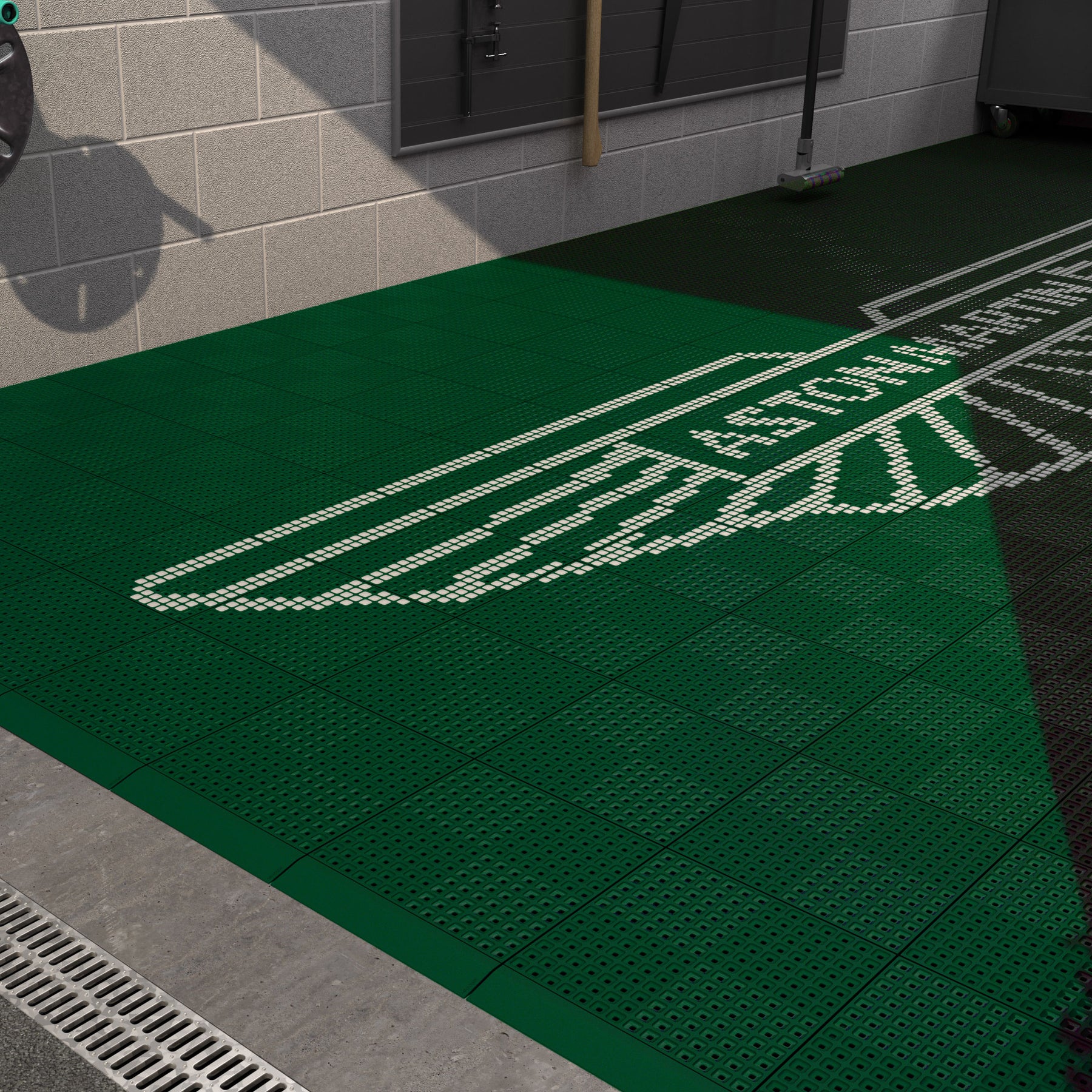 Versoflor UPFLOR Floor Tile Garage Floor Pack: Racing Green Aston Martin Bundle Versoflor