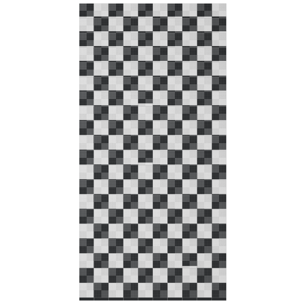 Charcoal Black / Light Grey - Chequered Full Garage Pack Kit of Upflor® Garage Flooring Pack Versoflor   