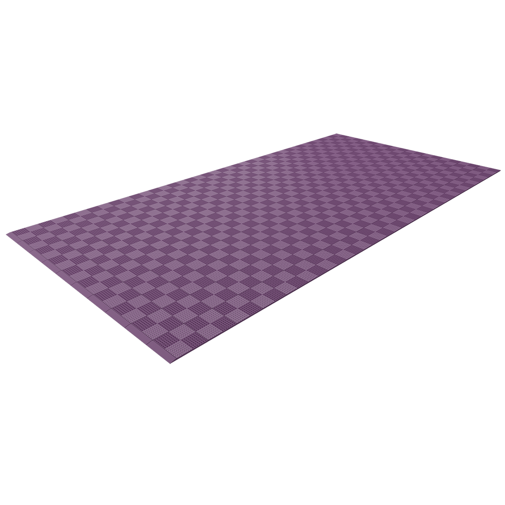 Single Colour - Full Garage Pack Kit of Upflor® Garage Flooring Pack Versoflor Single Garage - No LEDs Deep Purple