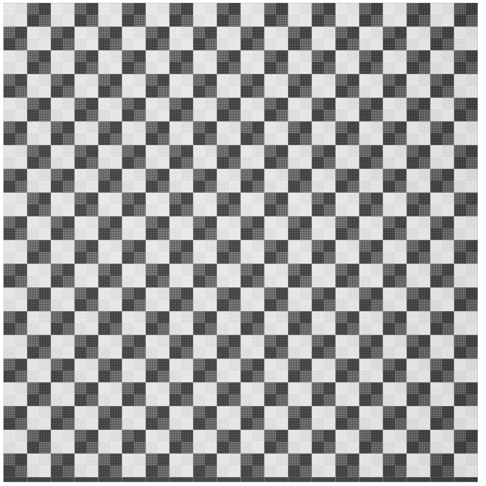 Full Double Garage Kit of Versoflor Upflor with Chequered Design Garage Flooring Pack Versoflor