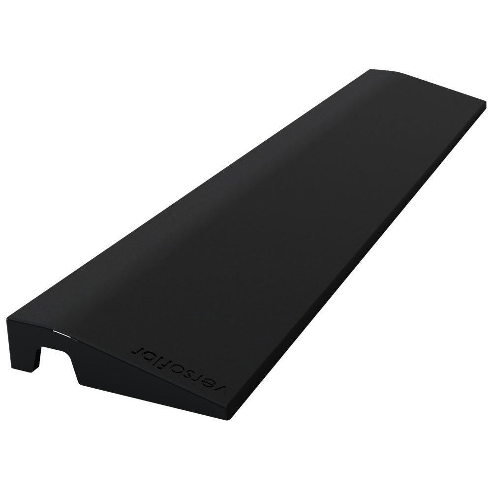 Versoflor Interlocking Floor Tile Edge Strips Edges and Corners Versoflor Charcoal Black