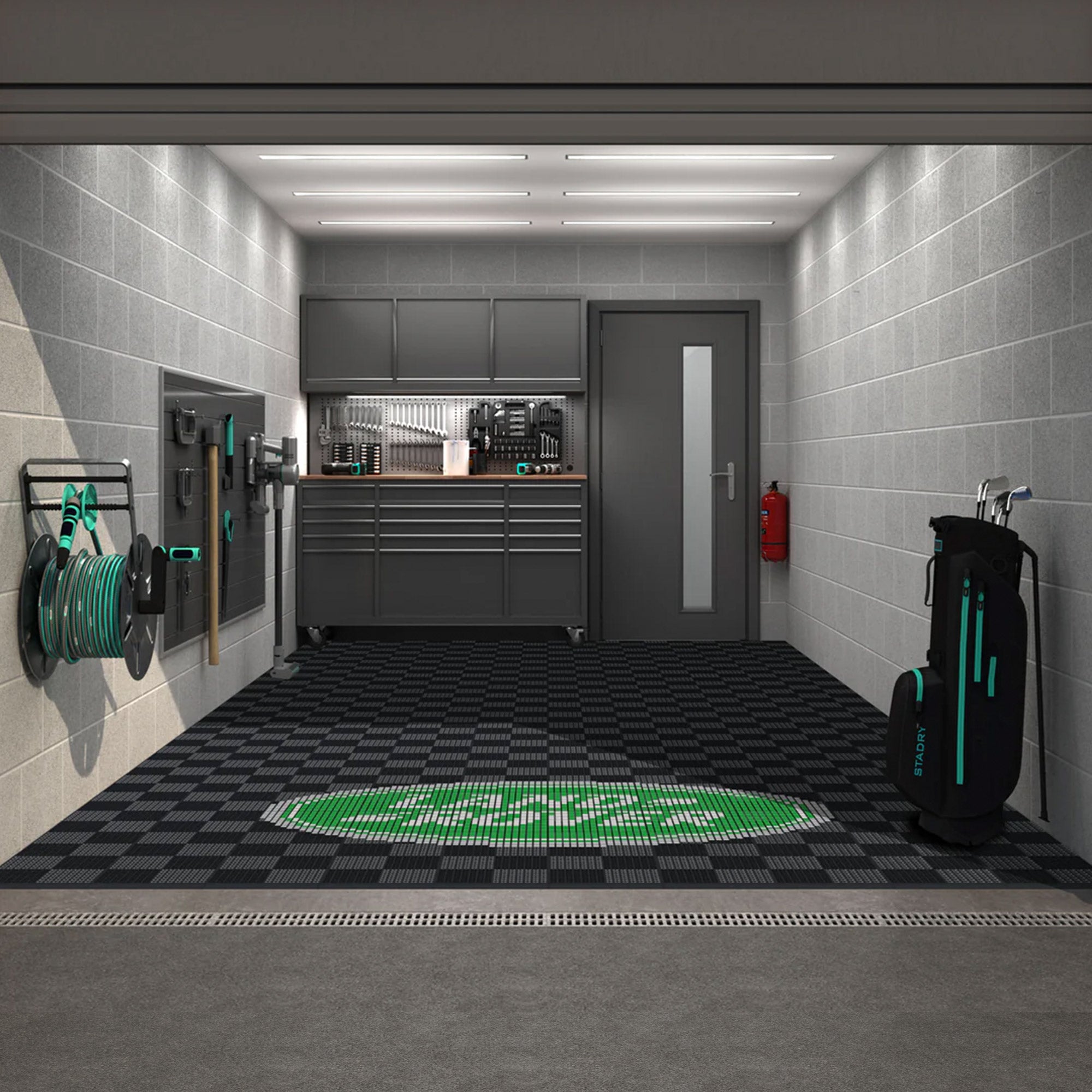 Land Rover Style Graphics Upgrade Kit for your Garage Floor mosaic kits Versoflor