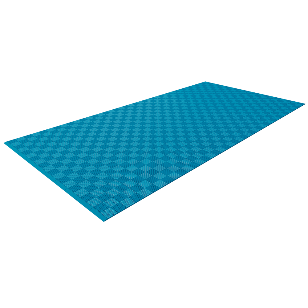 Single Colour - Full Garage Pack Kit of Upflor® Garage Flooring Pack Versoflor Single Garage - No LEDs Light Blue