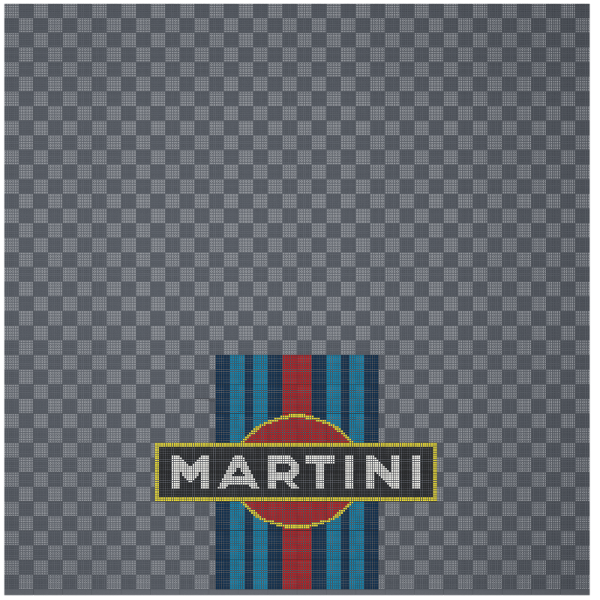 Martini Racing Double Garage Flooring Kit | Versoflor Bundle Versoflor