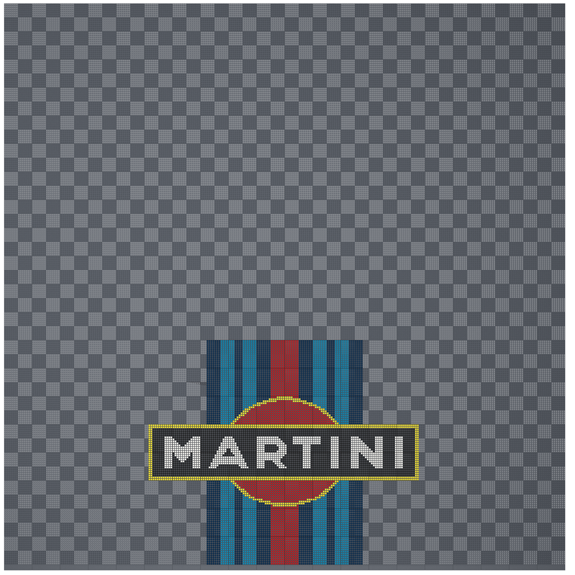 Classic Martini Racing Style Double Garage Floor Design Bundle Versoflor