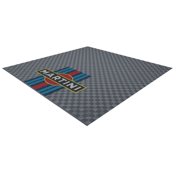 Martini Racing Double Garage Flooring Kit | Versoflor Bundle Versoflor
