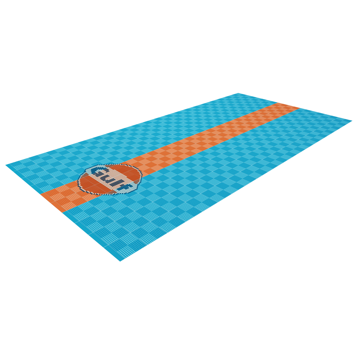 Versoflor UPFLOR Floor Tile Single Garage Floor Kit: Gulf McQueen Bundle Versoflor