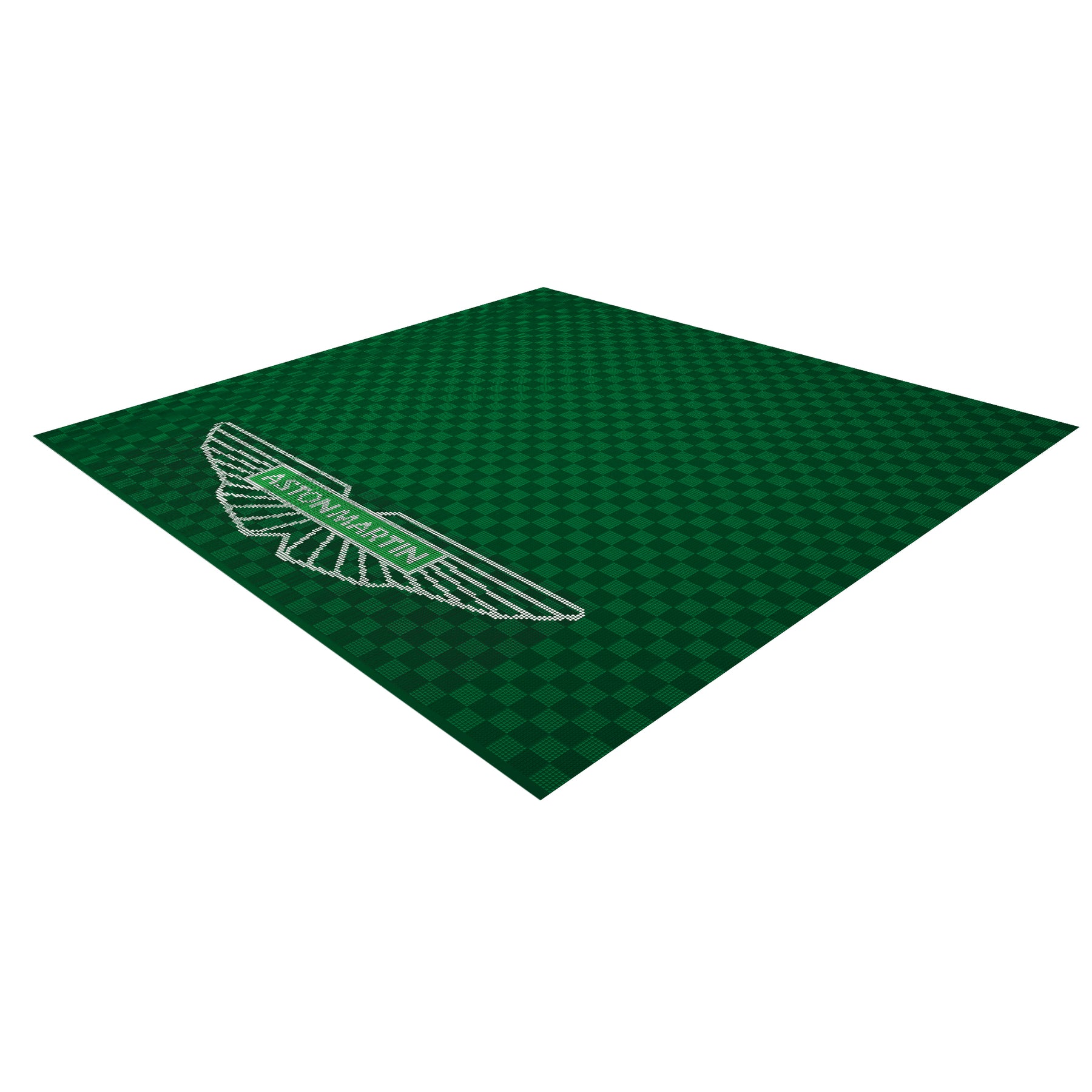 Versoflor UPFLOR Floor Tile Double Garage Floor Kit: Racing Green Aston Martin Bundle Versoflor