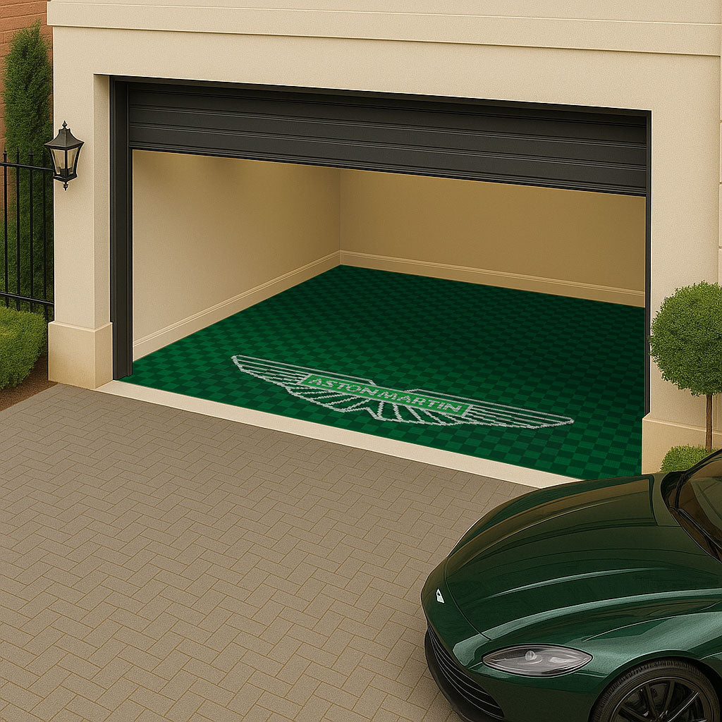 Versoflor UPFLOR Floor Tile Double Garage Floor Kit: Racing Green Aston Martin Bundle Versoflor