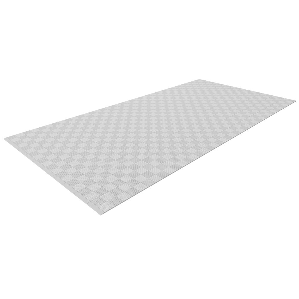 Single Colour - Full Garage Pack Kit of Upflor® Garage Flooring Pack Versoflor Single Garage - No LEDs Sail White