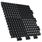 UPFLOR® - Interlocking Floor Tiles Tiles - Upflor Versoflor Charcoal Black