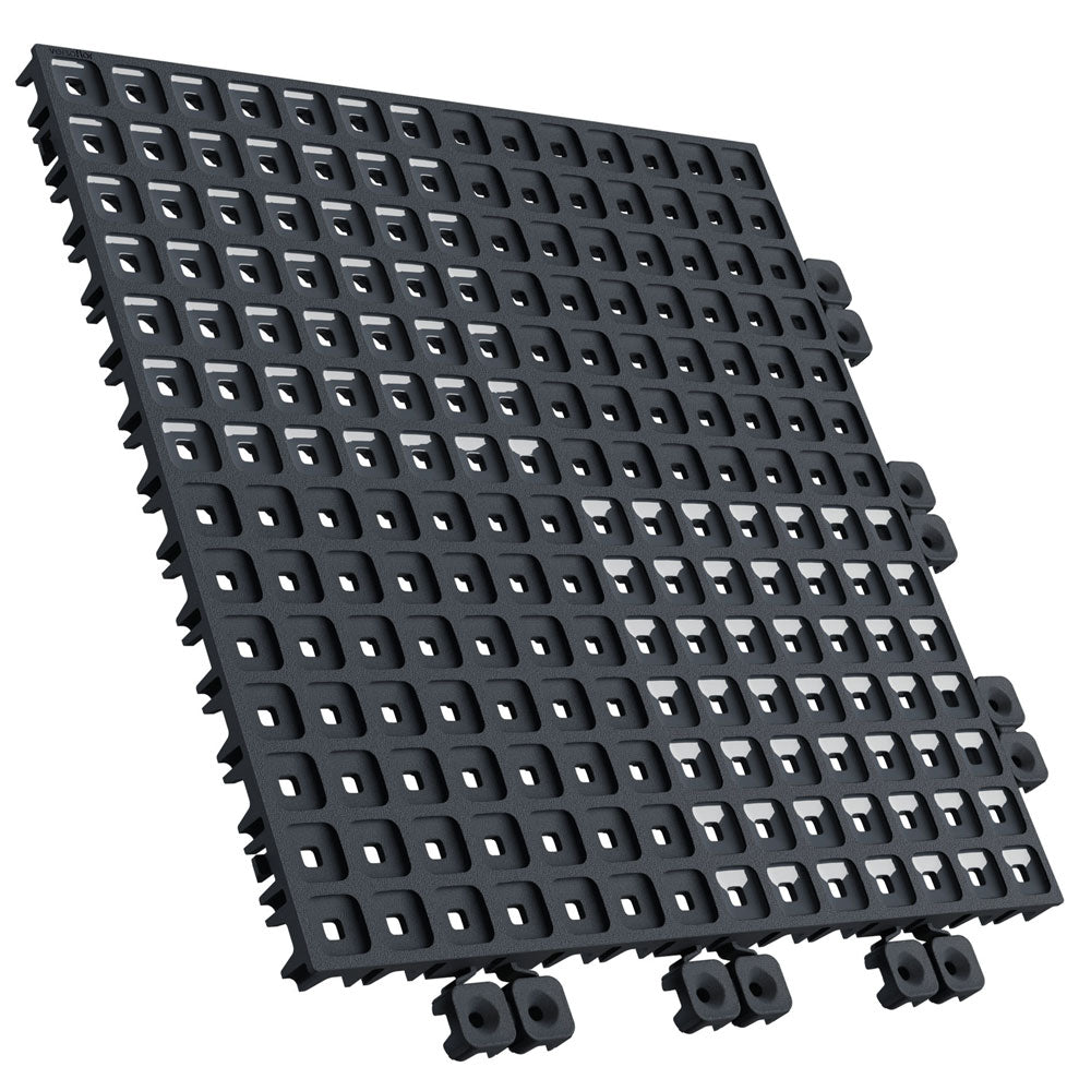 UPFLOR® - Interlocking Floor Tiles Tiles - Upflor Versoflor Dark Grey