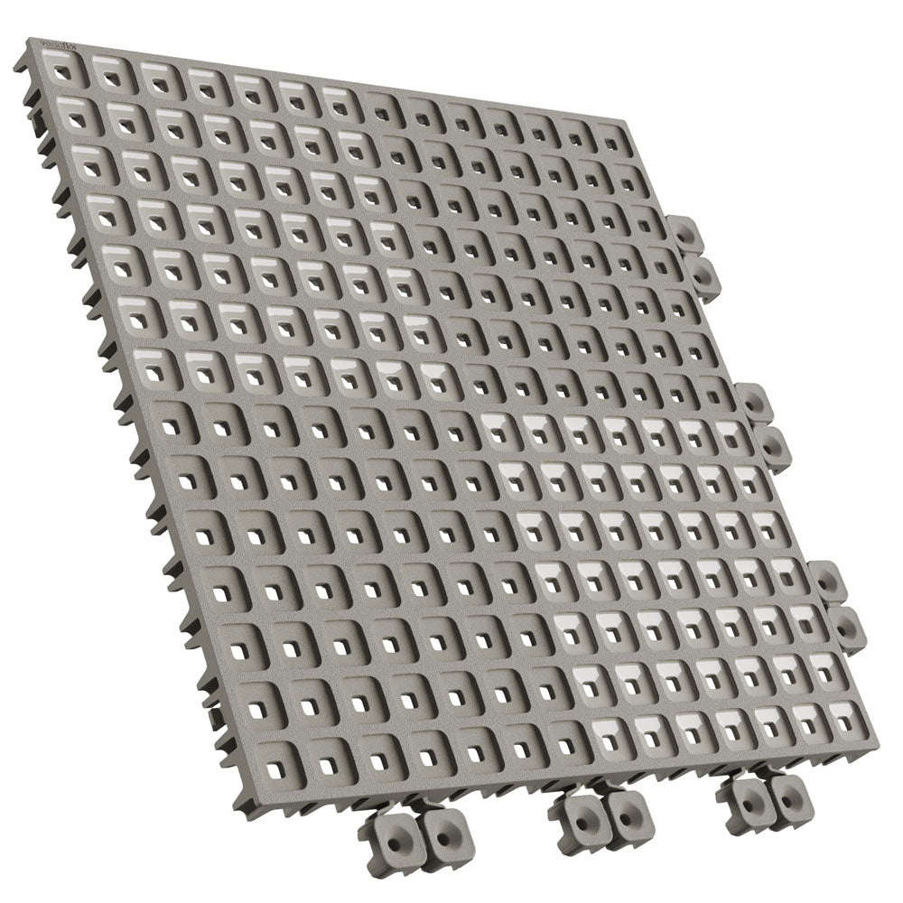 UPFLOR® - Interlocking Floor Tiles Tiles - Upflor Versoflor Mid Grey
