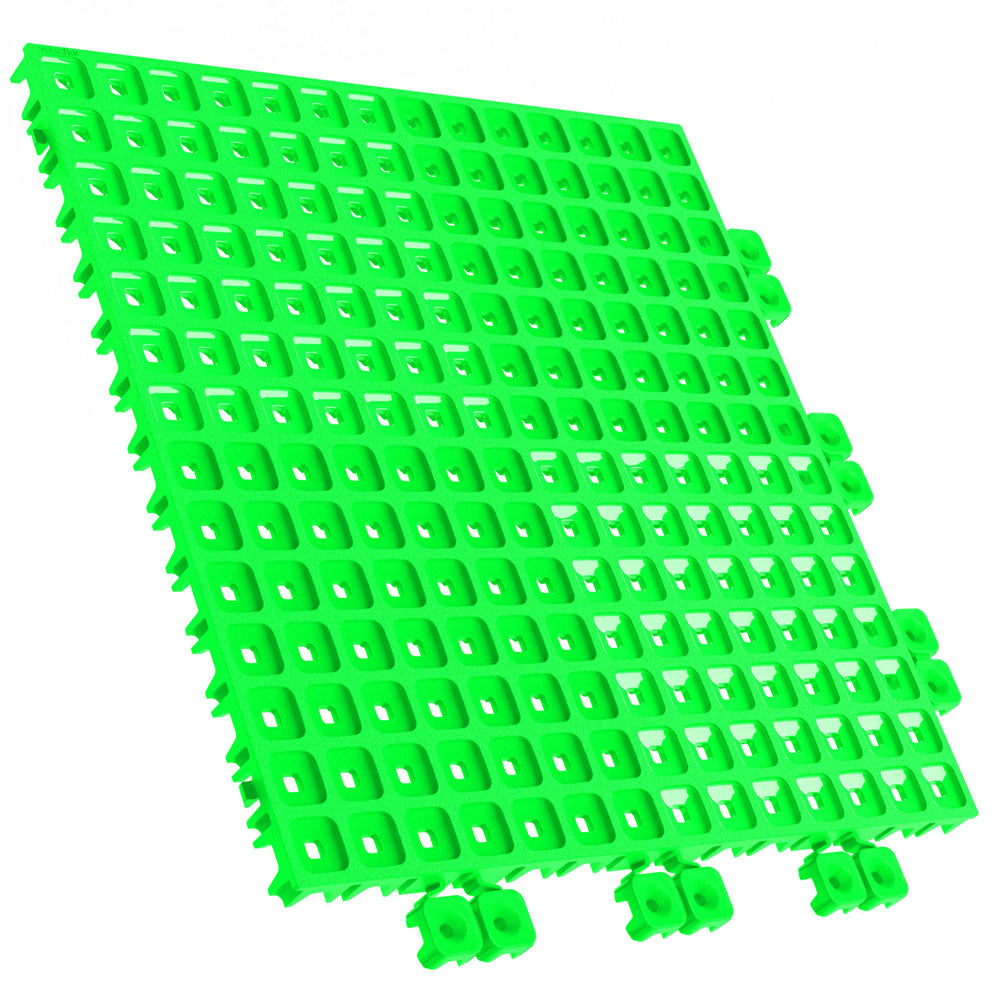 UPFLOR® - Interlocking Floor Tiles Tiles - Upflor Versoflor Neon Green