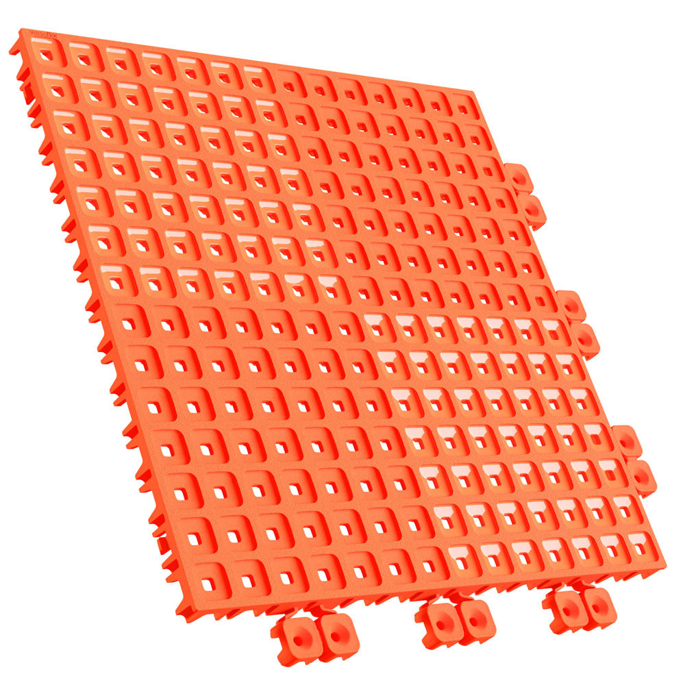 UPFLOR® - Interlocking Floor Tiles Tiles - Upflor Versoflor Neon Orange