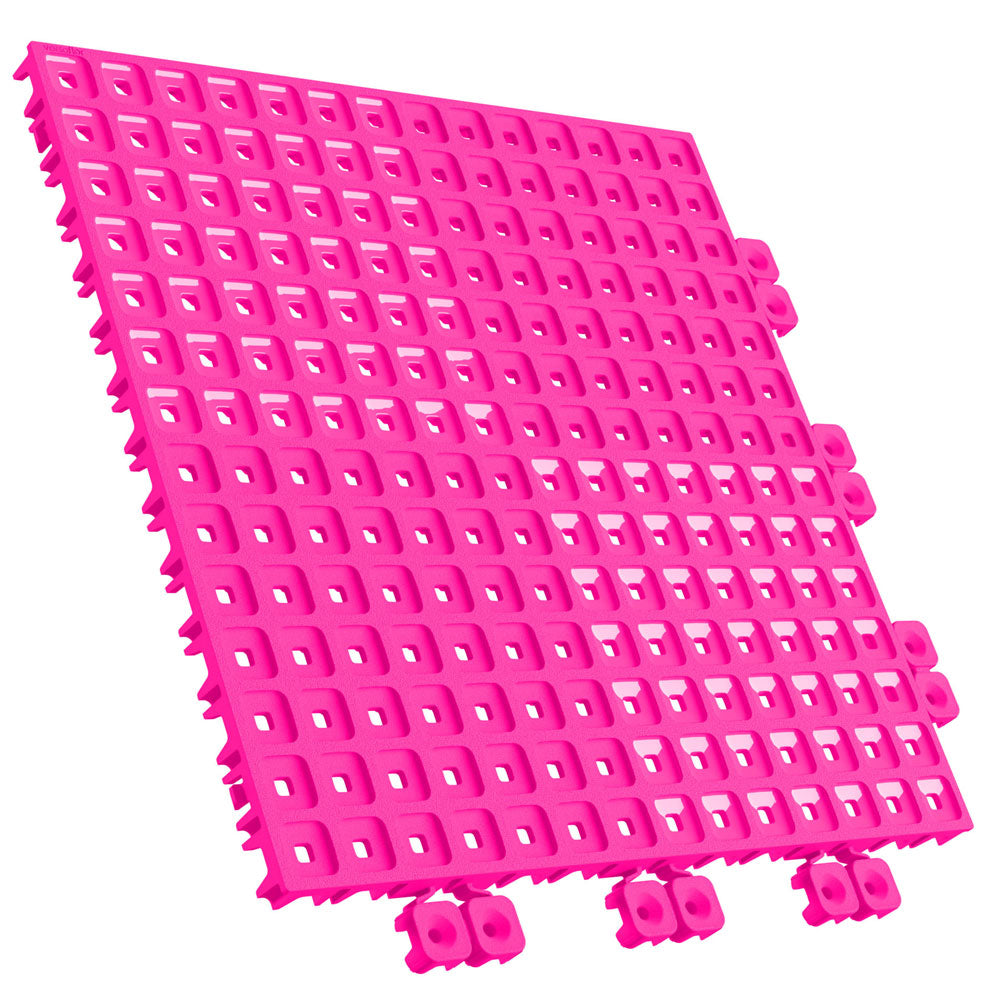 UPFLOR® - Interlocking Floor Tiles Tiles - Upflor Versoflor Neon Pink