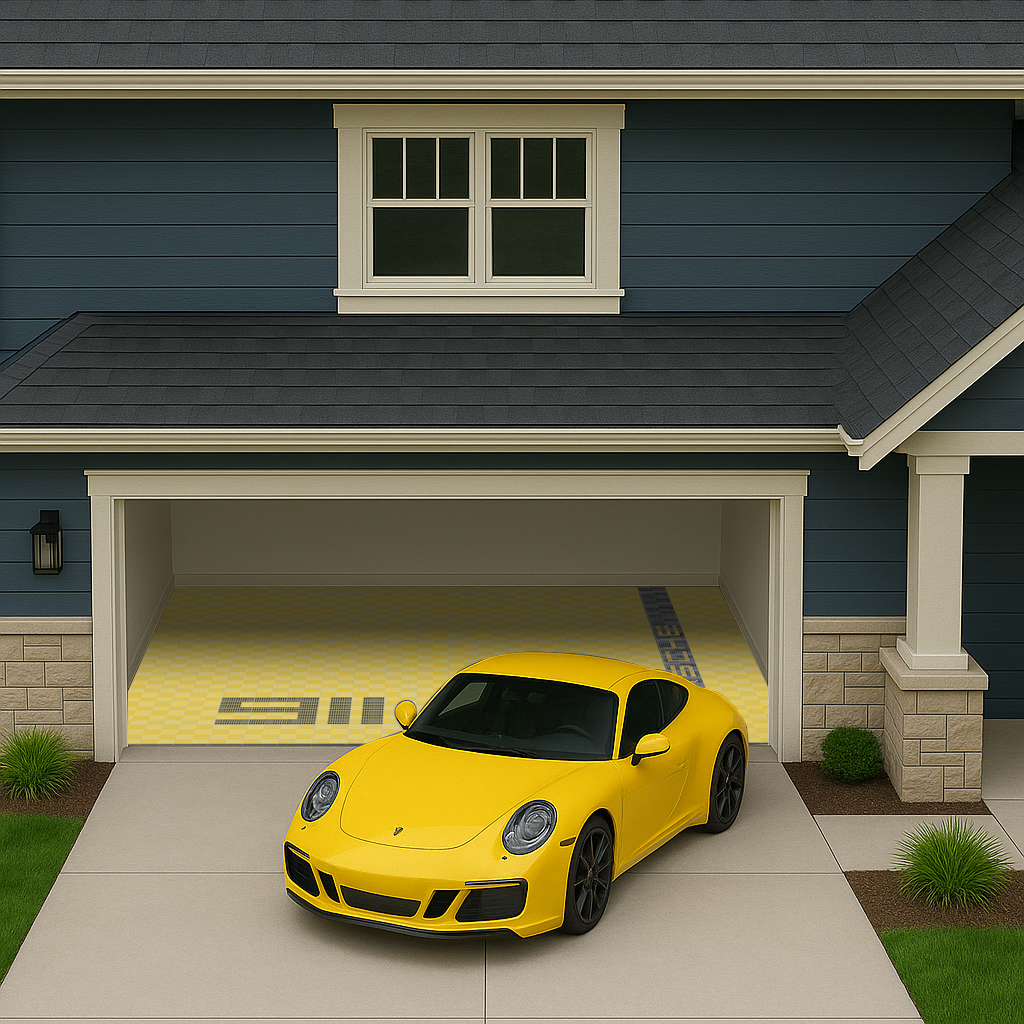 Versoflor UPFLOR Floor Tile Double Garage Floor Kit: 911 Porsche Bundle Versoflor
