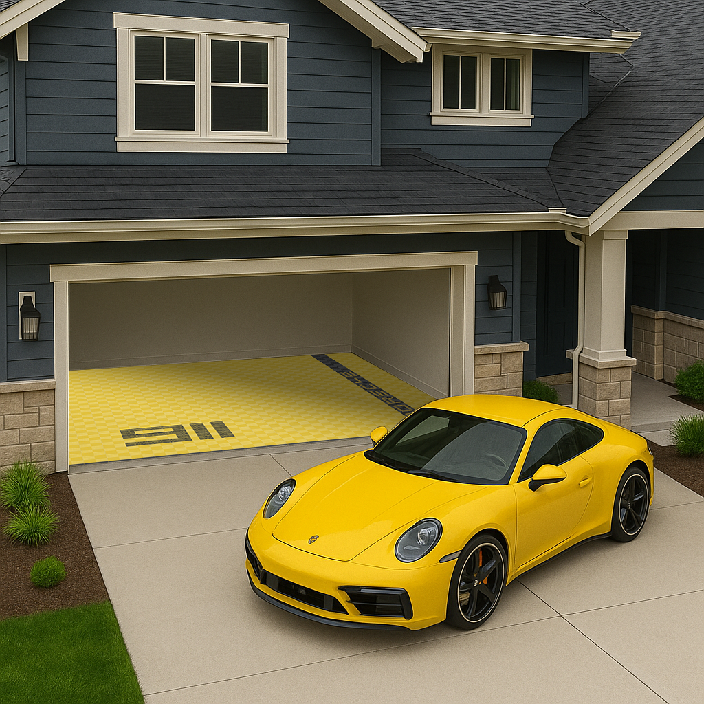 Versoflor UPFLOR Floor Tile Double Garage Floor Kit: 911 Porsche Bundle Versoflor