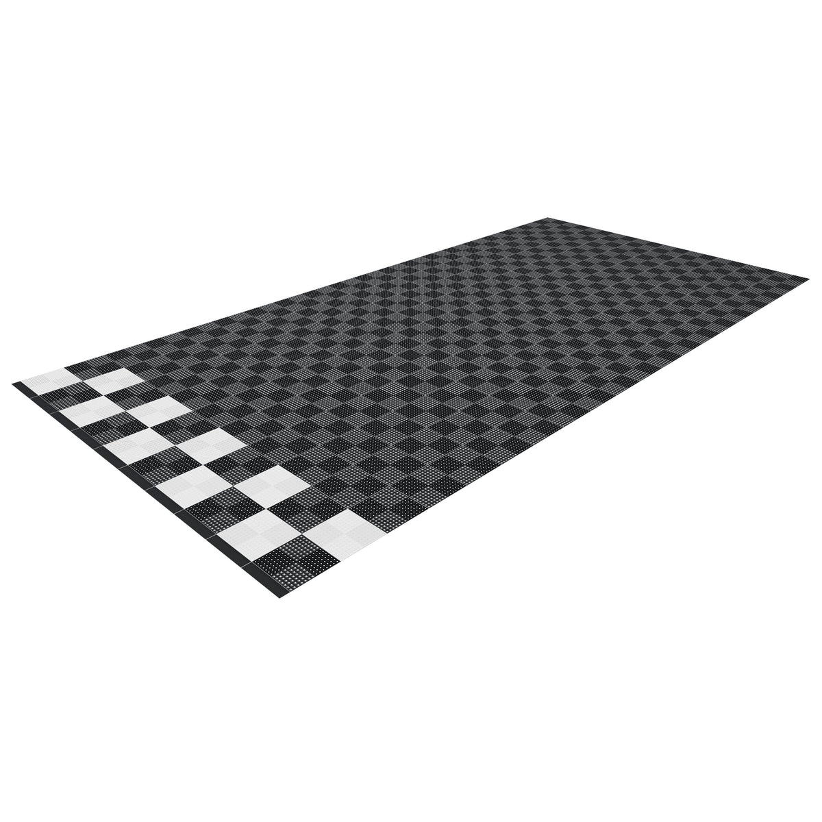 Full Garage Kit of Versoflor Upflor with finish line design Garage Flooring Pack Versoflor