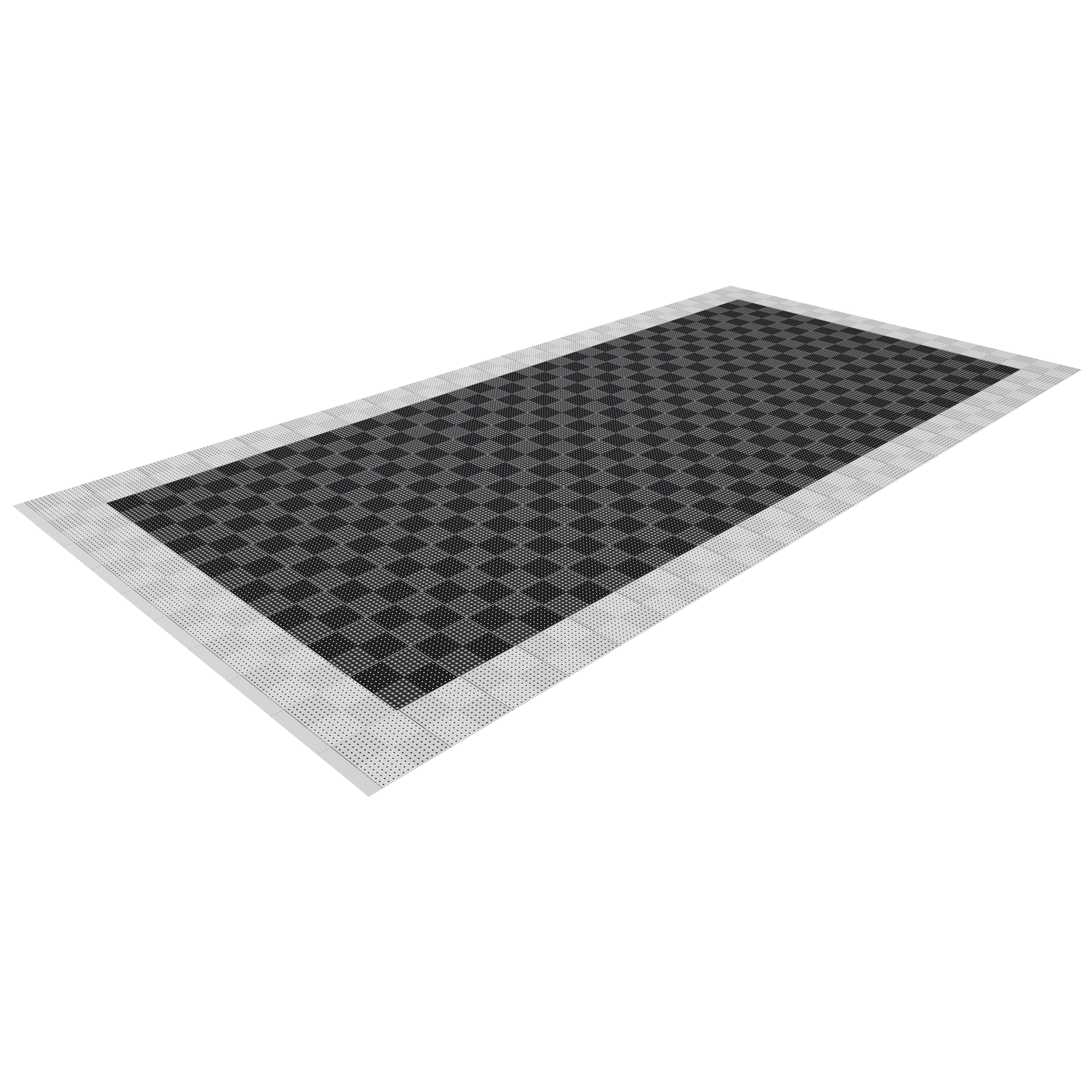 Outer Border Styled Single Garage Floor Kit Garage Flooring Pack Versoflor