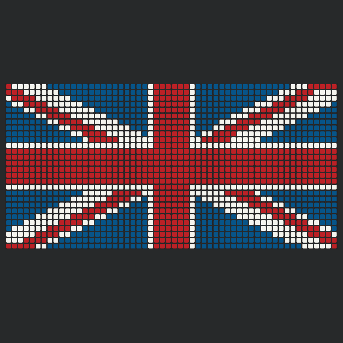 Versoflor UPFLOR Mosaic Kit - Union Jack - 4x2 Floor Tiles mosaic kits Versoflor
