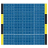 Versoflor Industrial Upflor Tiles - 1.2m Walkway Kit - Operations Blue Custom Bundle Versoflor