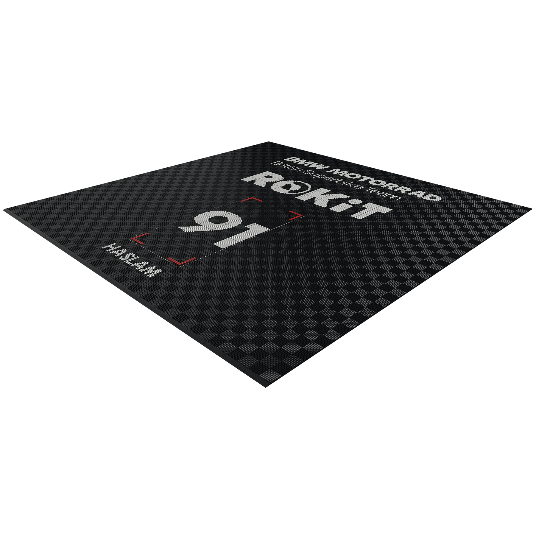 Shaun Muir Racing - Leon Haslam - Garage Floor Pack Garage Flooring Pack Versoflor 6x6m Double Garage with LEDs