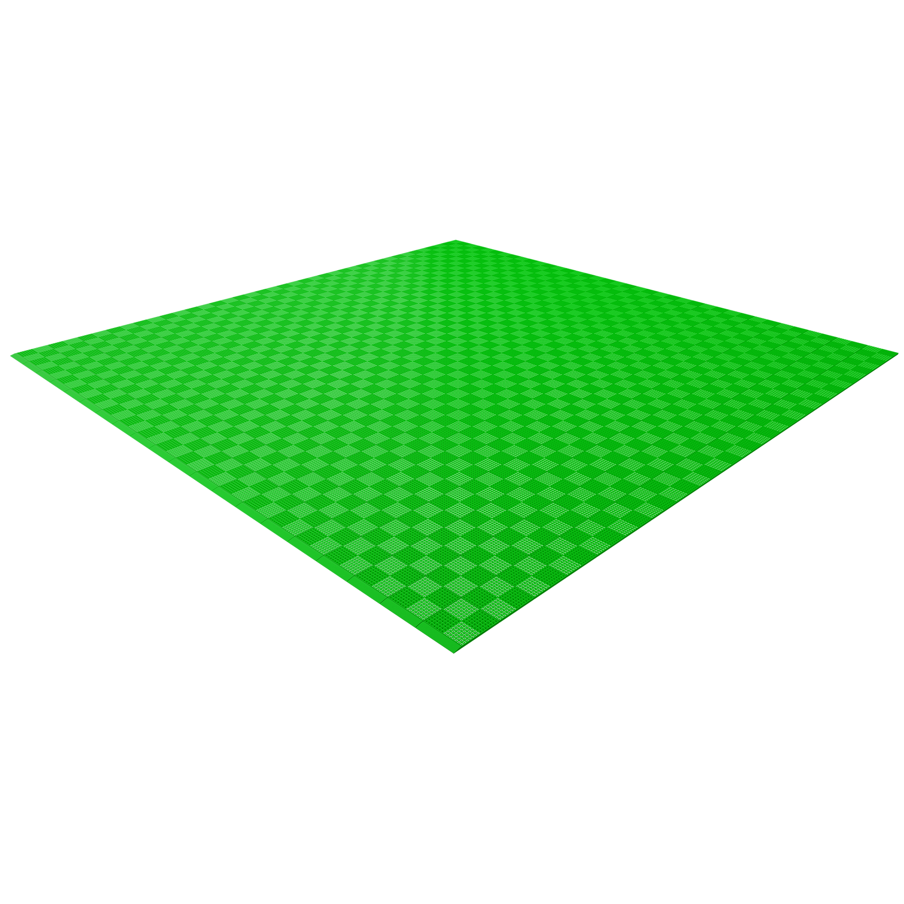 Single Colour - Full Garage Pack Kit of Upflor® Garage Flooring Pack Versoflor Double Garage - No LEDs Bright Green