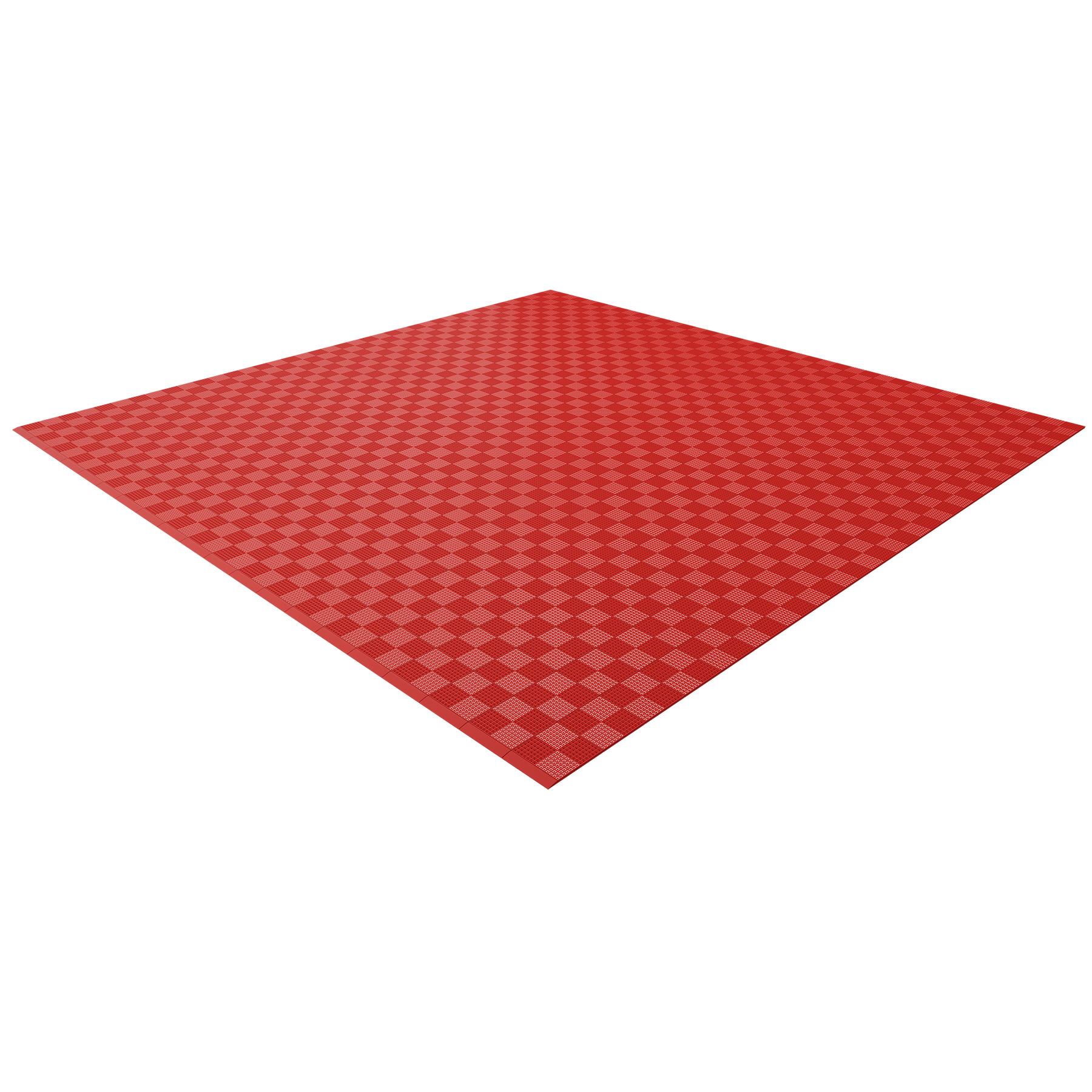 Single Colour - Full Garage Pack Kit of Upflor® Garage Flooring Pack Versoflor Double Garage - No LEDs Mars Red