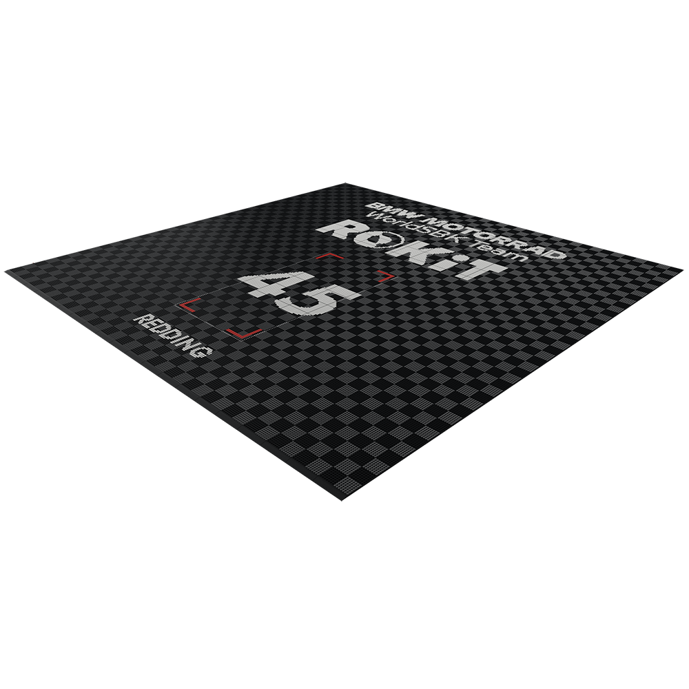 Shaun Muir Racing - Scott Redding - Garage Floor Pack Garage Flooring Pack Versoflor 6x6mDouble Garage with LEDs