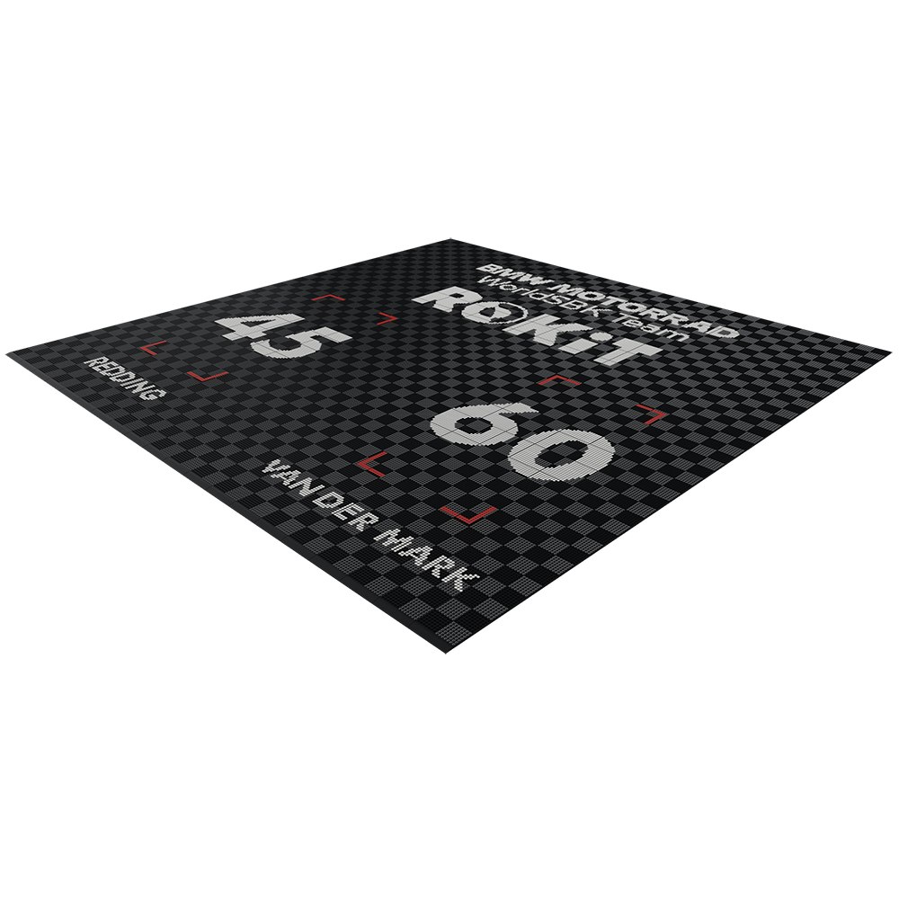 Shaun Muir Racing - Michael van der Mark and Scott Redding - Double Garage Floor Pack Garage Flooring Pack Versoflor 6x6m Double Garage without LEDs