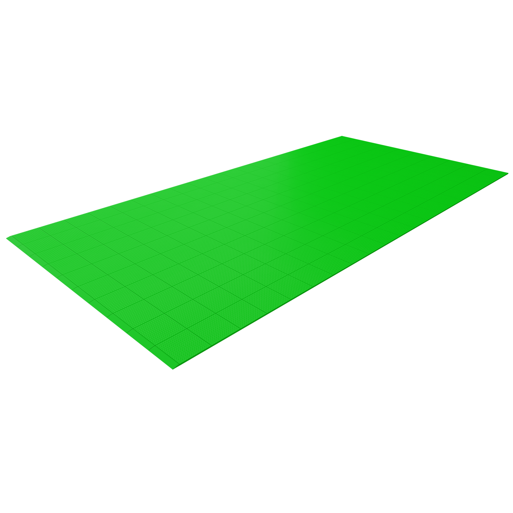 Single Colour - Full Garage Pack Kit of Taskflor® Garage Flooring Pack Versoflor Single Garage - No LEDs Bright Green