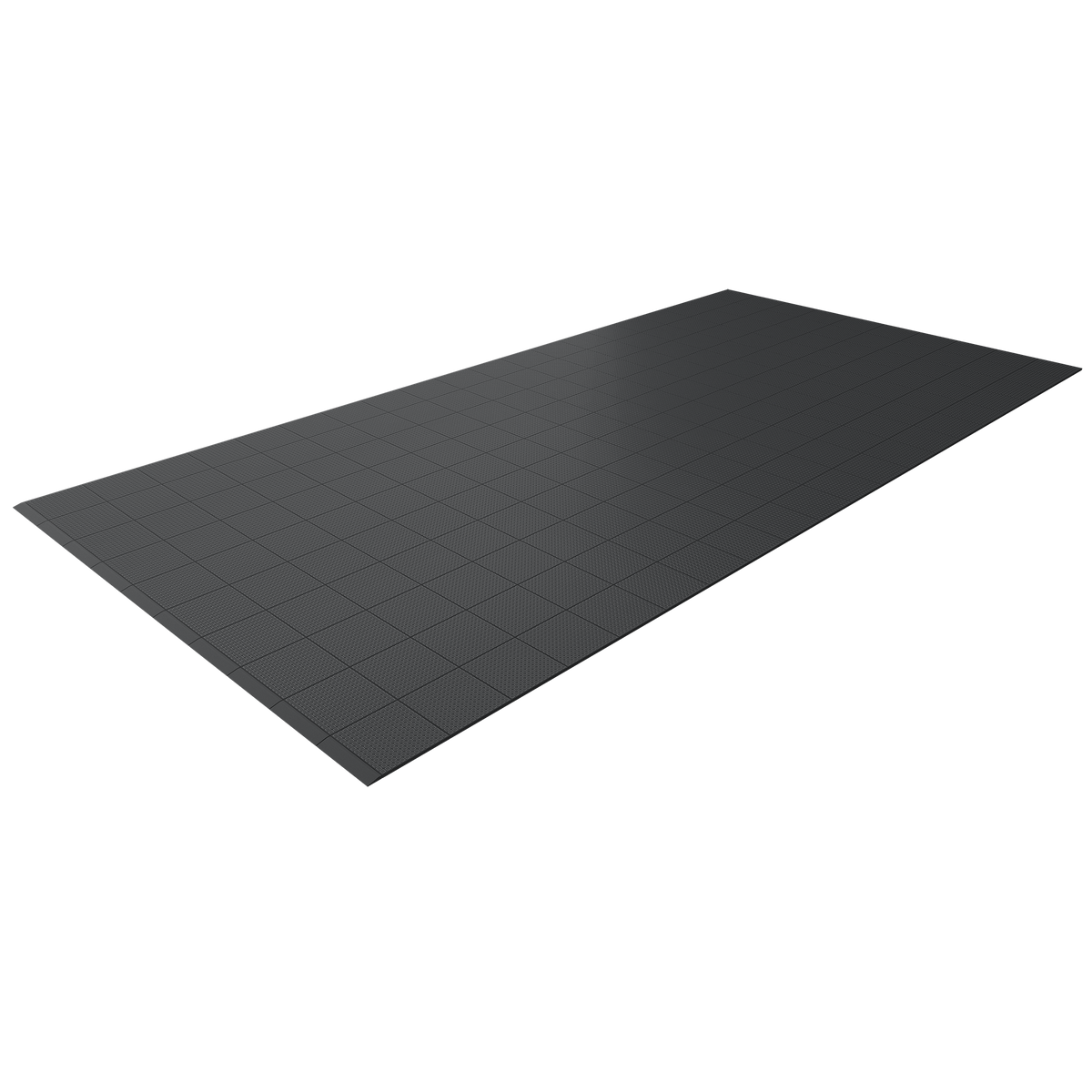 Single Colour - Full Garage Pack Kit of Taskflor® Garage Flooring Pack Versoflor Single Garage - No LEDs Charcoal Black