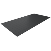 Single Colour - Full Garage Pack Kit of Taskflor® Garage Flooring Pack Versoflor Single Garage - No LEDs Charcoal Black