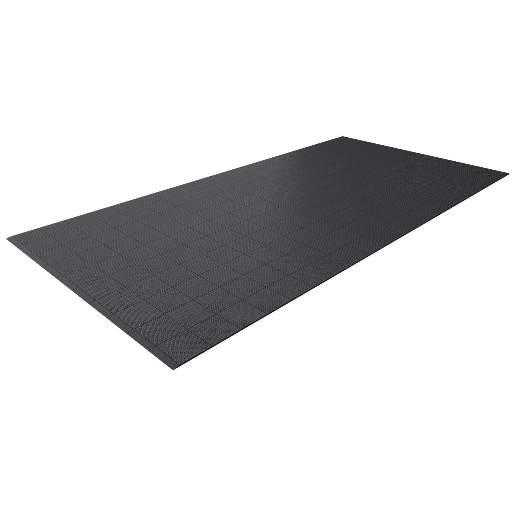 Single Colour - Full Garage Pack Kit of Taskflor® Garage Flooring Pack Versoflor Single Garage - No LEDs Charcoal Black