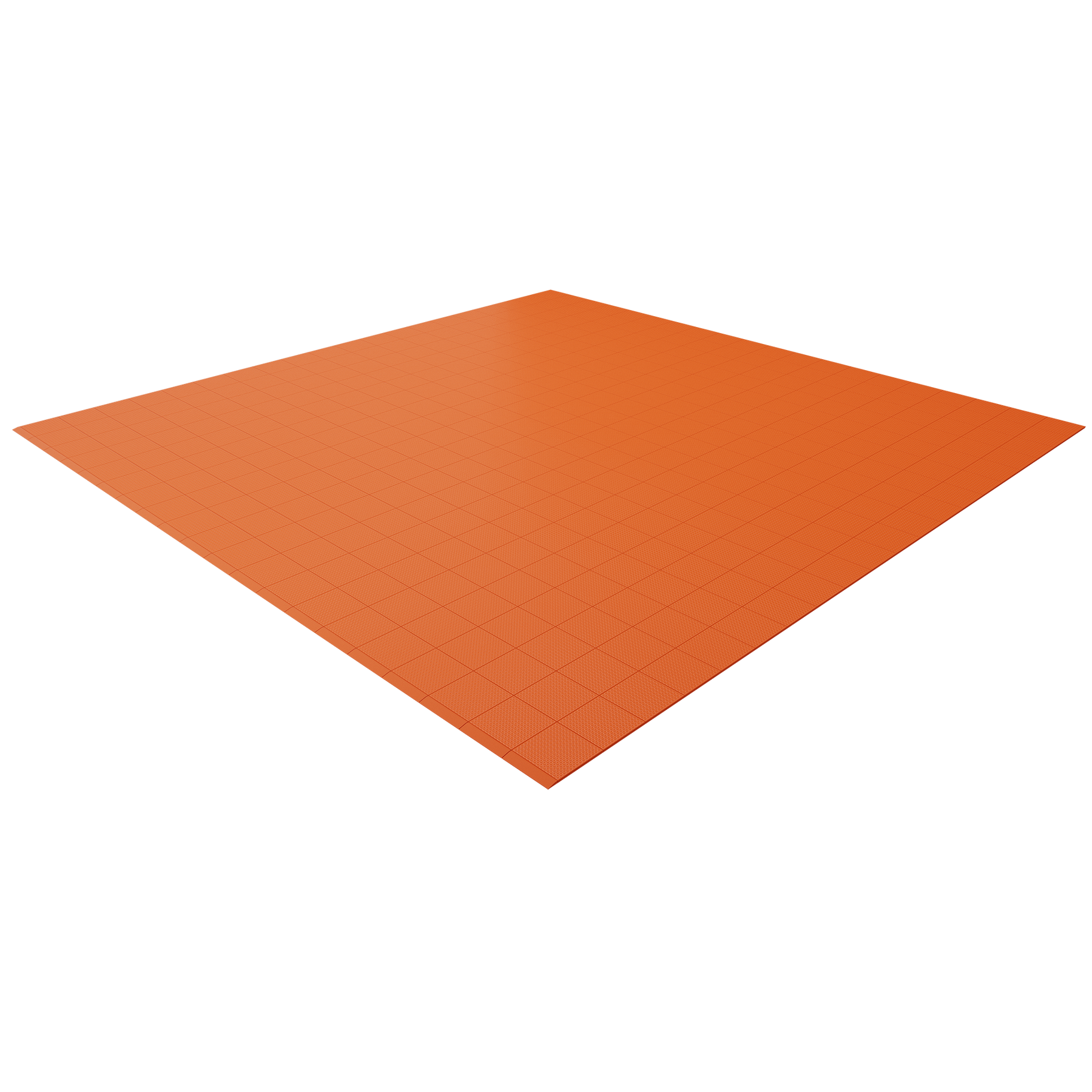 Single Colour - Full Garage Pack Kit of Taskflor® Garage Flooring Pack Versoflor Double Garage - No LEDs Pumpkin Orange