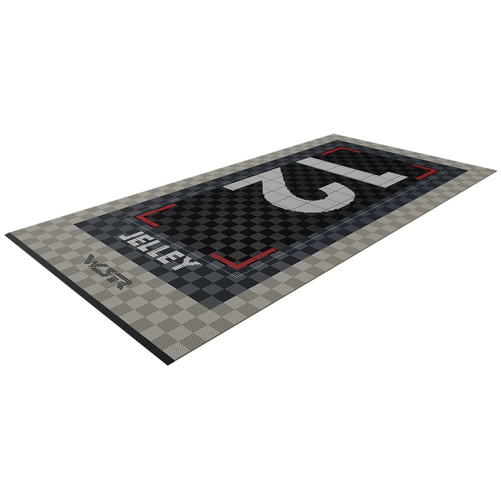 West Surrey Racing - Stephen Jelley - Garage Floor Pack Garage Flooring Pack Versoflor Single Garage with LEDs