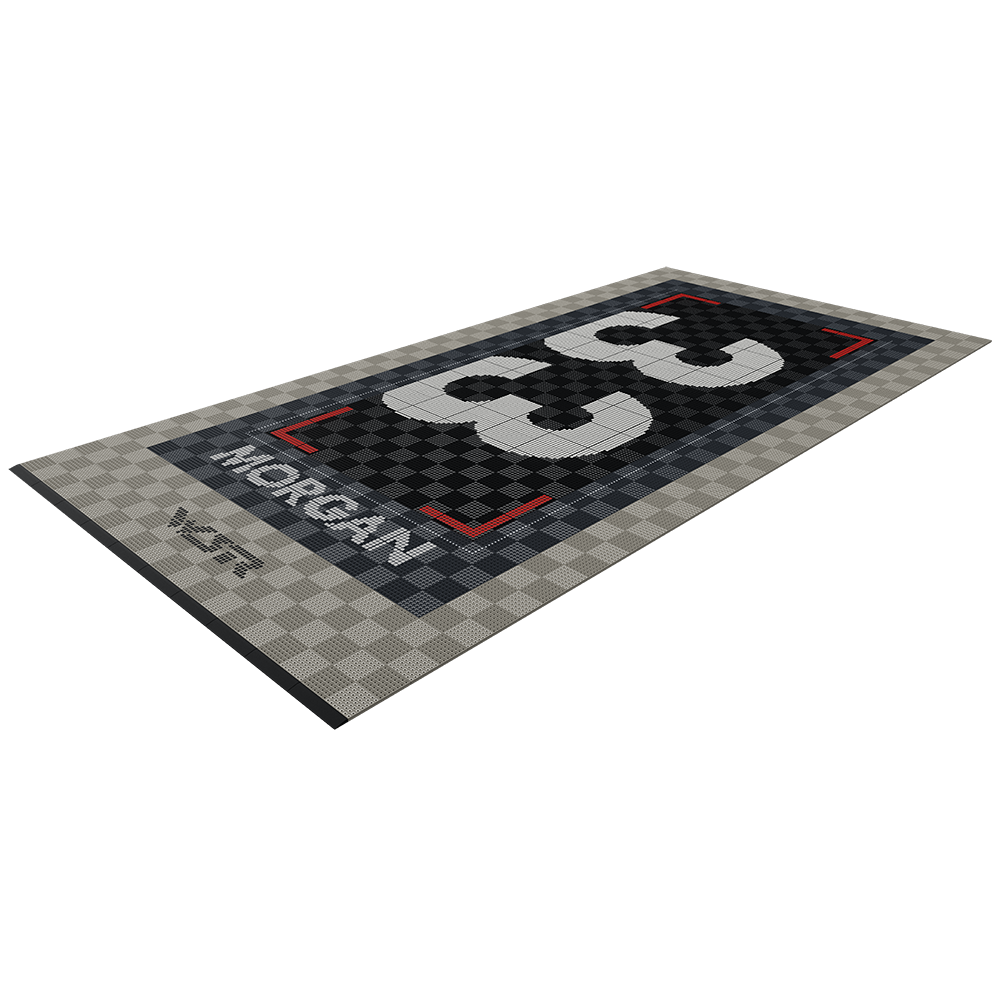 West Surrey Racing - Adam Morgan - Garage Floor Pack Garage Flooring Pack Versoflor Single Garage with LEDs