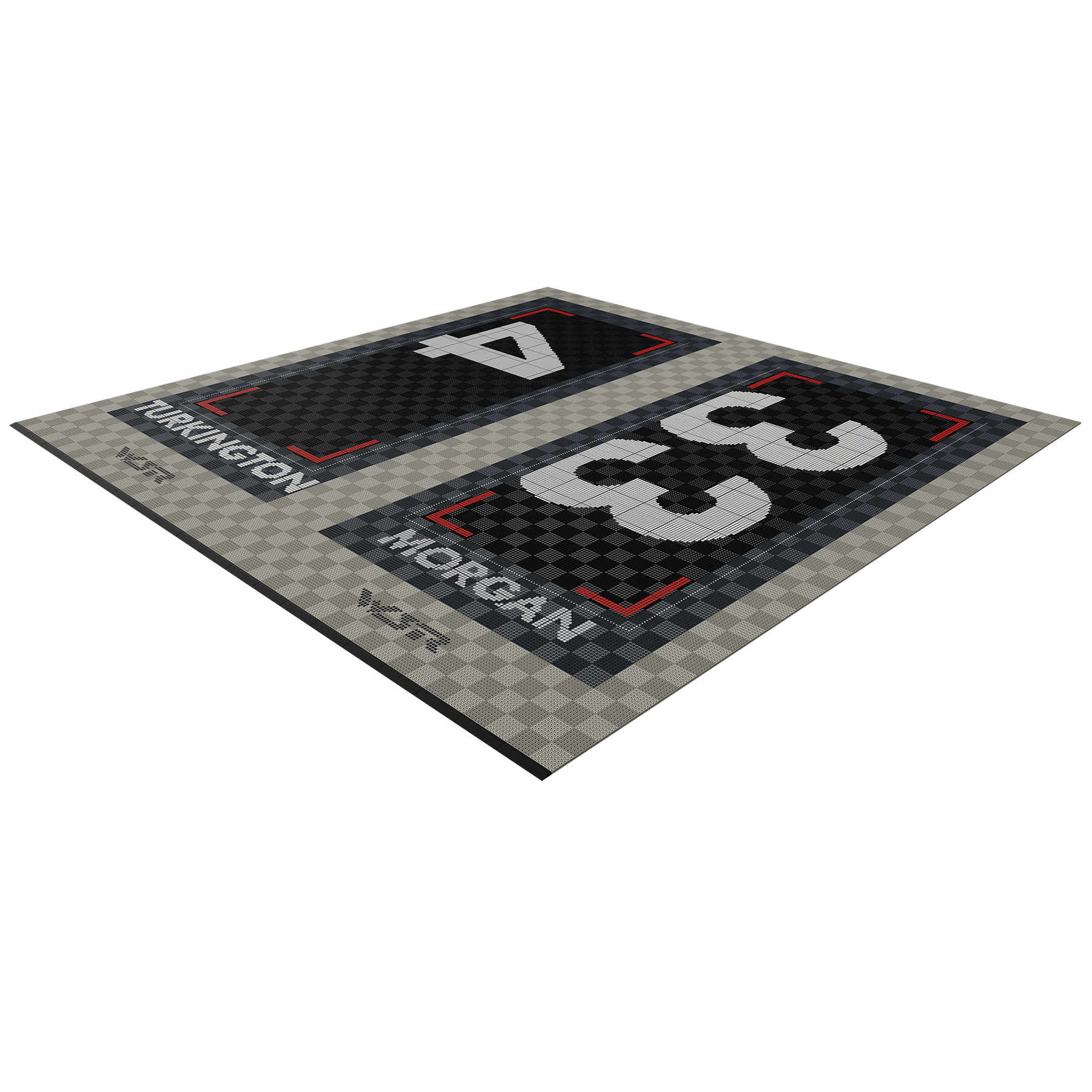 West Surrey Racing - Colin Turkington and Adam Morgan - Double Garage Floor Pack Garage Flooring Pack Versoflor 6x6m Double Garage with LEDs