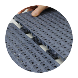 Clips together- no tools or adhesive are required.