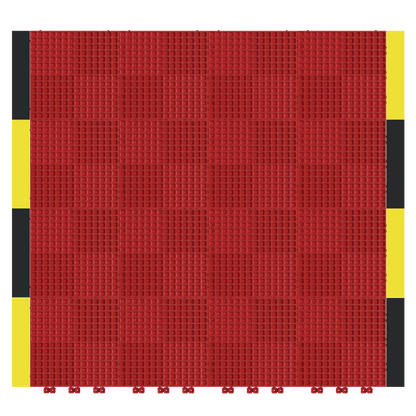 Versoflor Industrial Upflor Tiles - 1.2m Walkway Kit - Hazard Red Custom Bundle Versoflor
