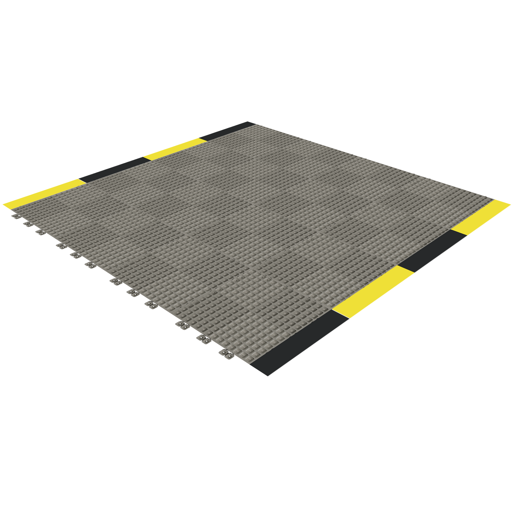 Versoflor Industrial Upflor Tiles - 1.2m Walkway Kit - Industrial Grey Custom Bundle Versoflor
