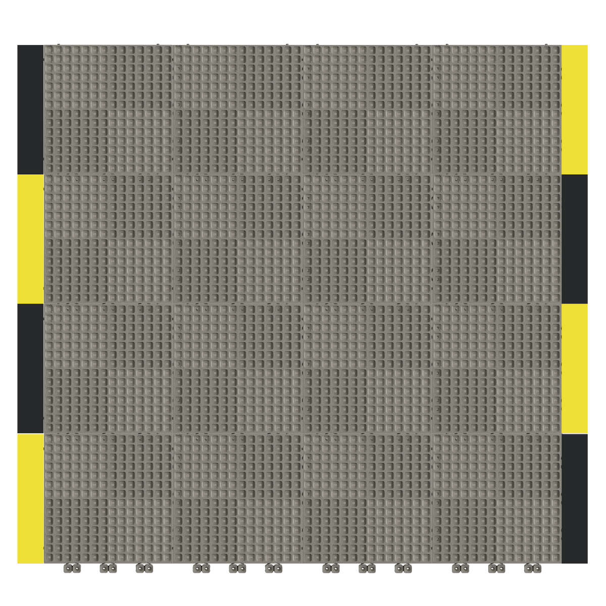 Versoflor Industrial Upflor Tiles - 1.2m Walkway Kit - Industrial Grey Custom Bundle Versoflor