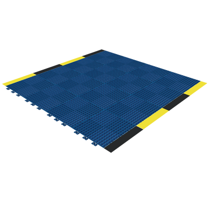 Versoflor Industrial Upflor Tiles - 1.2m Walkway Kit - Operations Blue Custom Bundle Versoflor