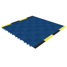 Versoflor Industrial Upflor Tiles - 1.2m Walkway Kit - Operations Blue Custom Bundle Versoflor