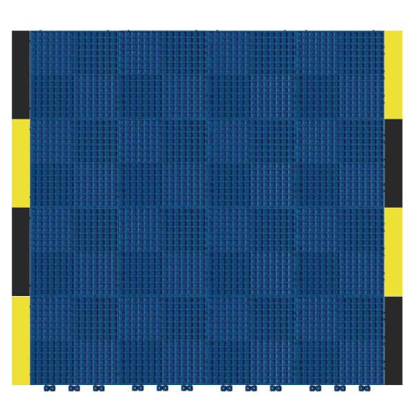 Versoflor Industrial Upflor Tiles - 1.2m Walkway Kit - Operations Blue Custom Bundle Versoflor