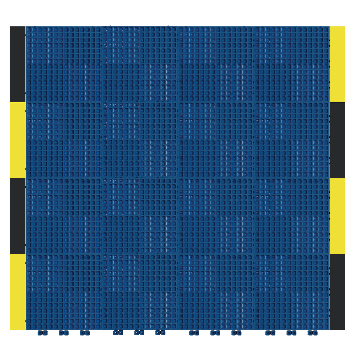 Versoflor Industrial Upflor Tiles - 1.2m Walkway Kit - Operations Blue Custom Bundle Versoflor