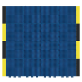 Versoflor Industrial Upflor Tiles - 1.2m Walkway Kit - Operations Blue Custom Bundle Versoflor