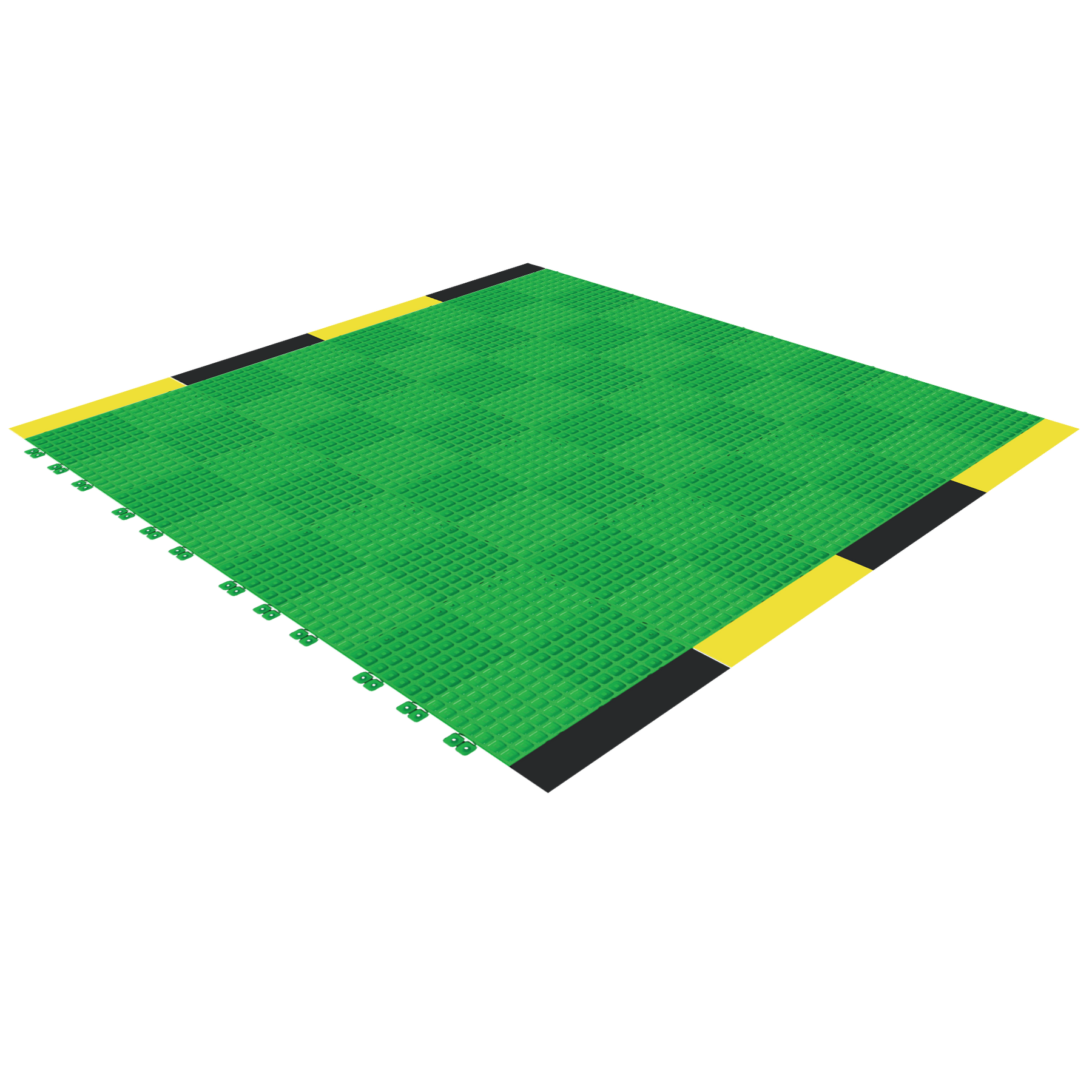 Versoflor Industrial Upflor Tiles - 1.2m Walkway Kit - Safety Green Custom Bundle Versoflor